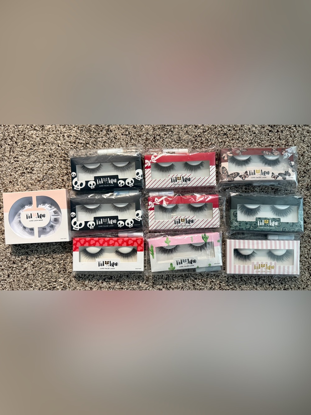 Red Aspen Luxe False Lash Bundle | 10 Pairs | New | Mixed Styles